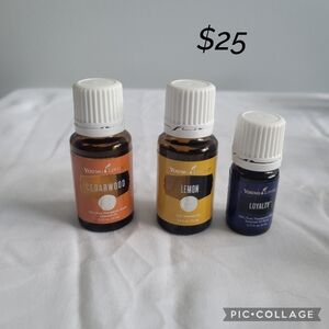 Young Living Essential Oils Cedarwood, Lemon, Loyalty NEW